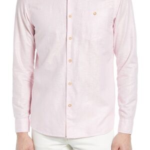 Ted Baker Light Pink Long-Sleeve Button-Down Shirt Men’s Size M